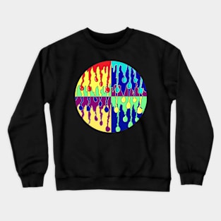 Urban Tag Drip spray Crewneck Sweatshirt